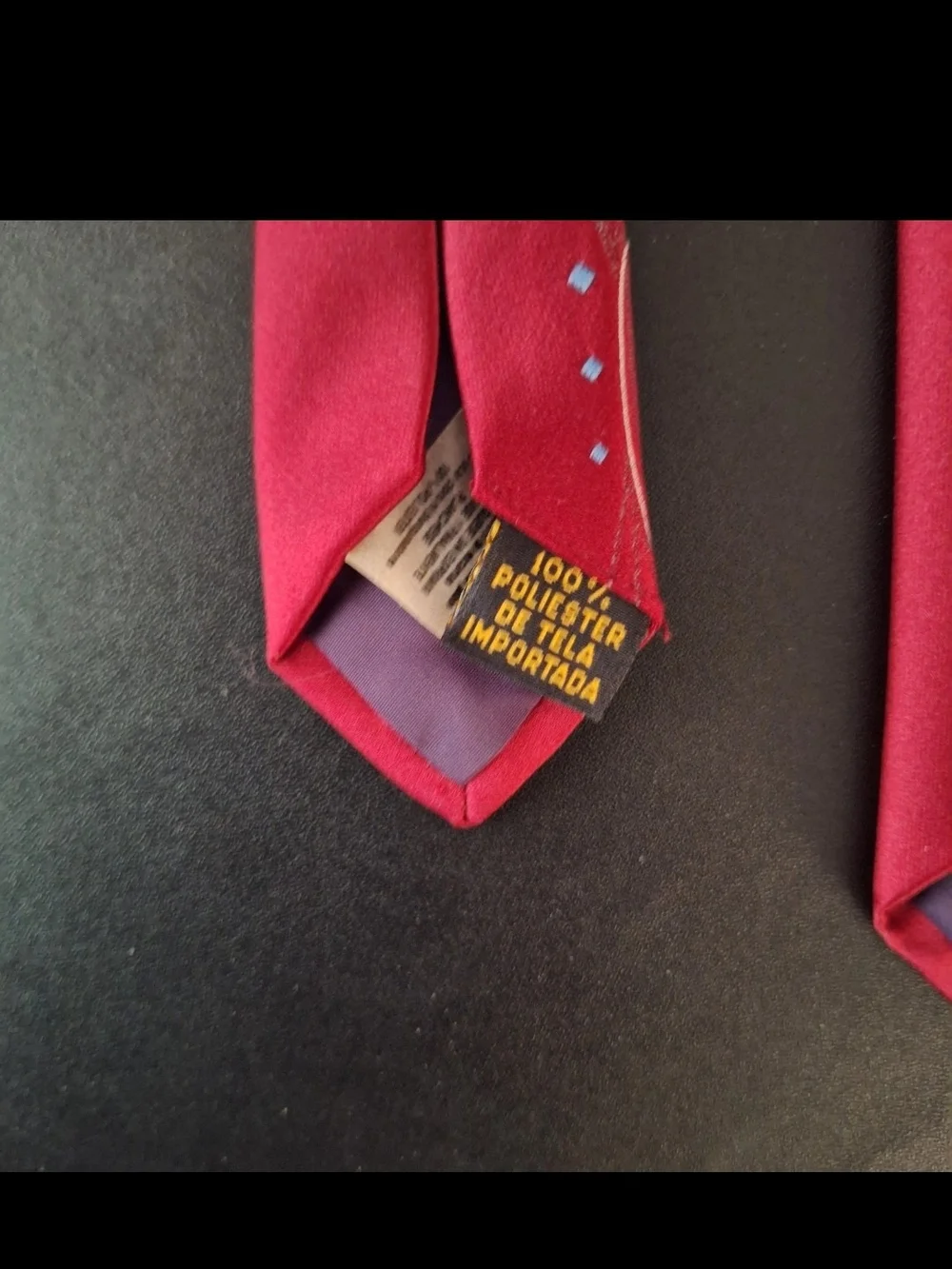 Vtg Givenchy Tie Red 55×3 inches Polyester